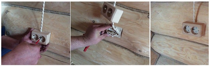 Монтаж электропроводки в деревянном доме Москва