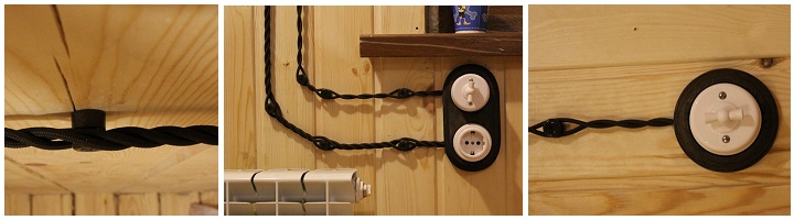Монтаж электрики в деревянном доме под ключ